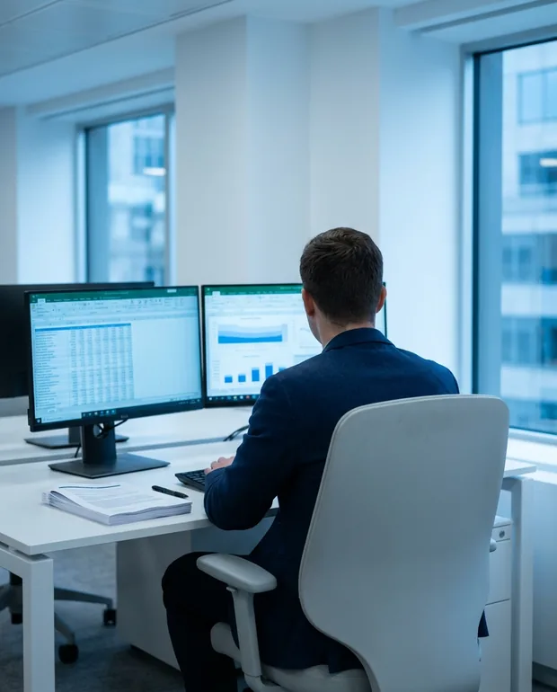 A Tigana engineer working on insurance systems